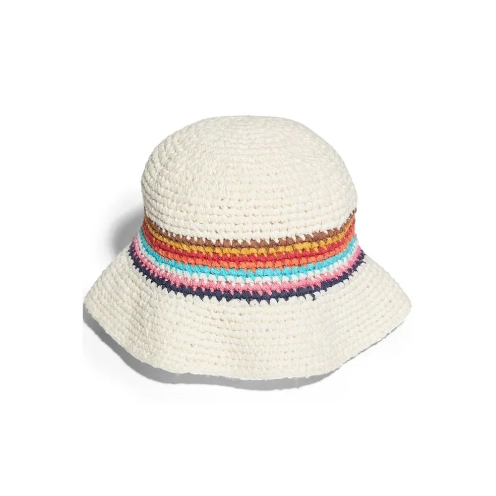 NWT Marine Layer Crochet Bucket Hat in Multi Stripe MSRP$75 - Picture 3 of 15